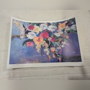 Zora Buchanan Floral Art Print  Summer Arrangement, numbered 280/350.